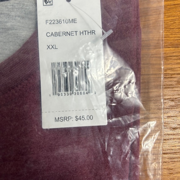 NEW Men's "Weatherproof Vintage" Henley Long Sleeve Top - Picture 3 of 4